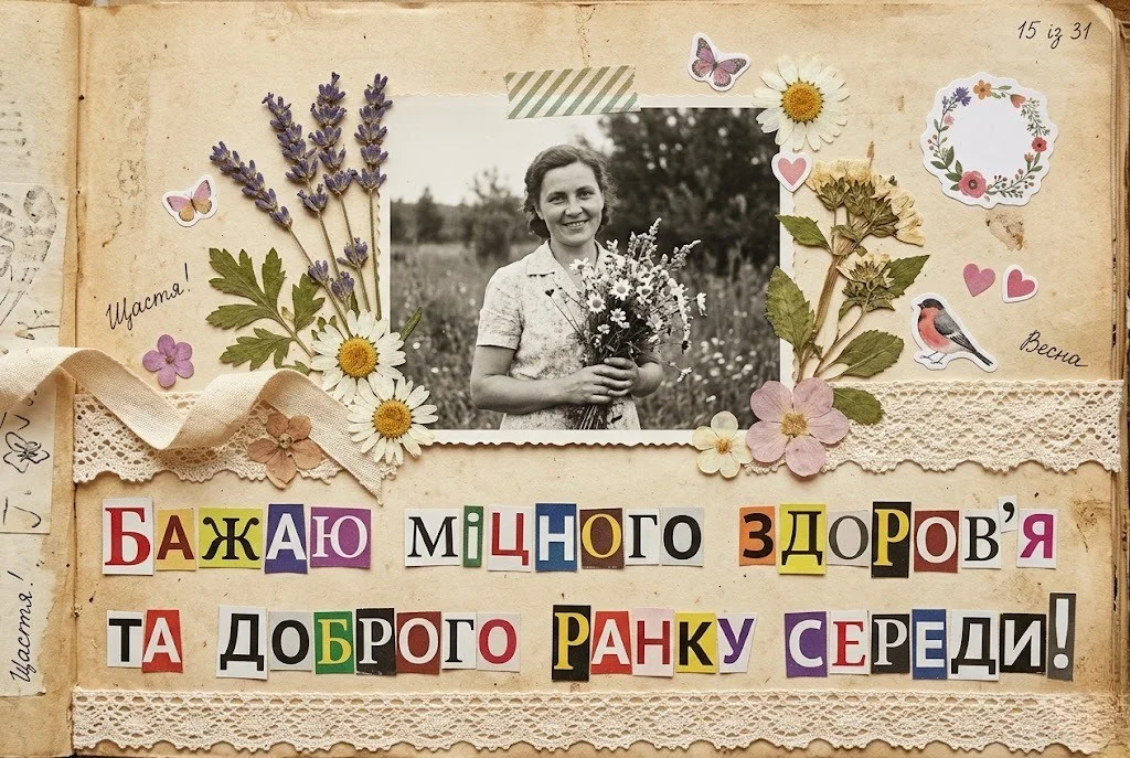 Листівка доброго ранку середи: найтепліші побажання та затишні картинки