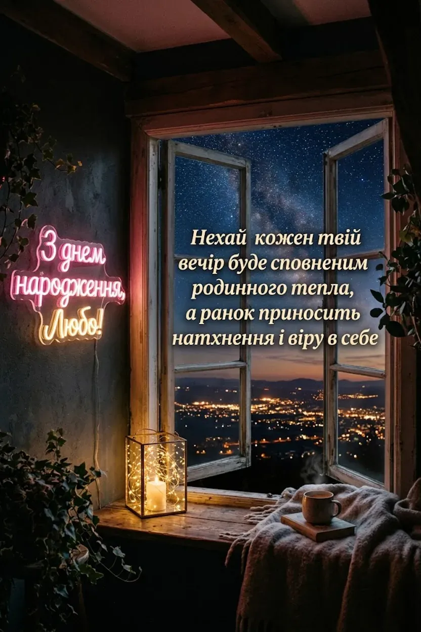 З днем народження, Любо: найтепліші привітання у віршах та прозі