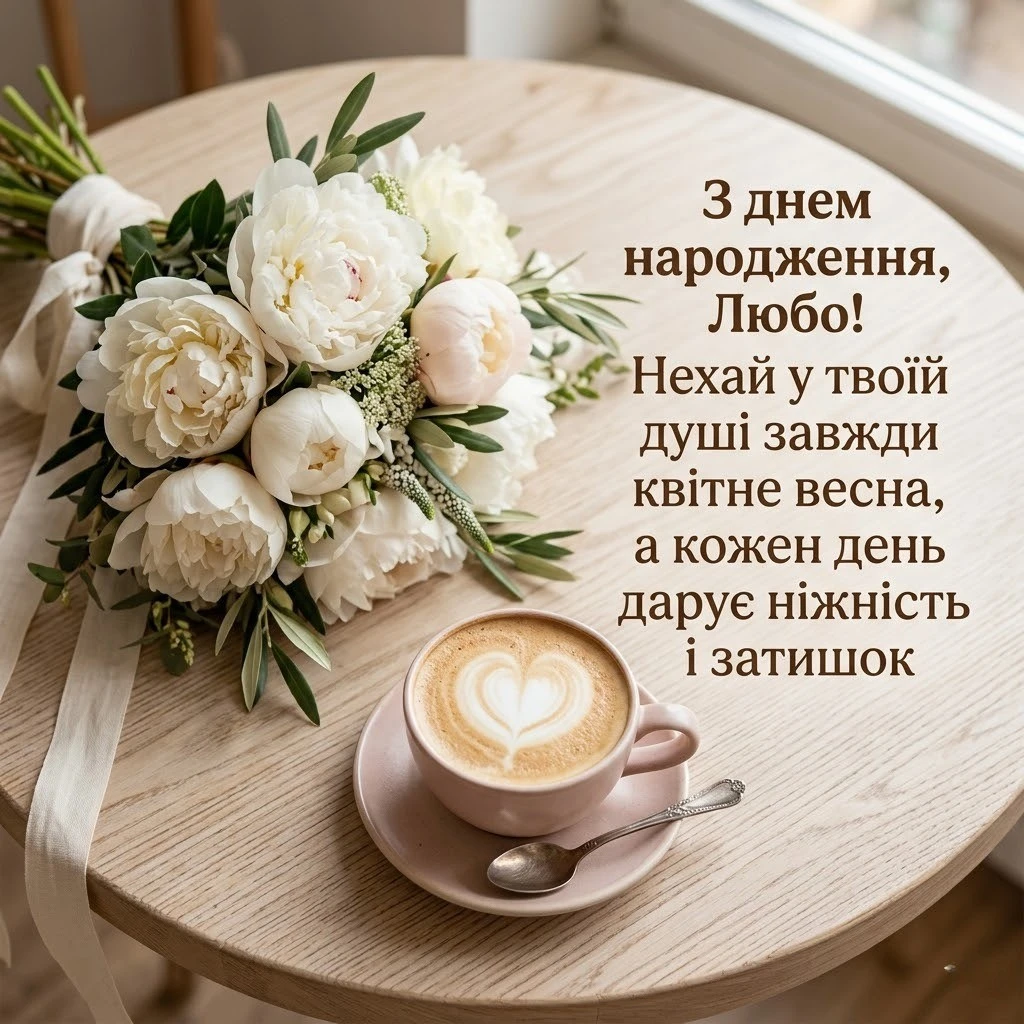 З днем народження, Любо: найтепліші привітання у віршах та прозі