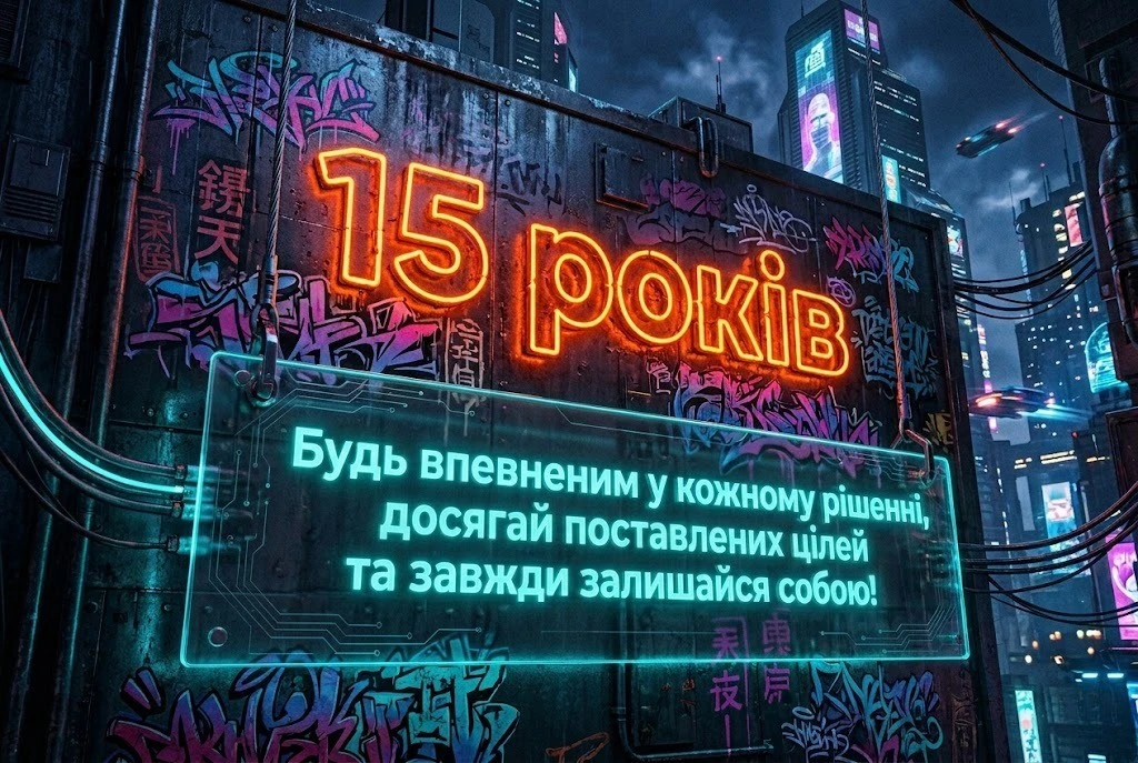 З днем народження, 15 років: щирі побажання для майбутнього чоловіка