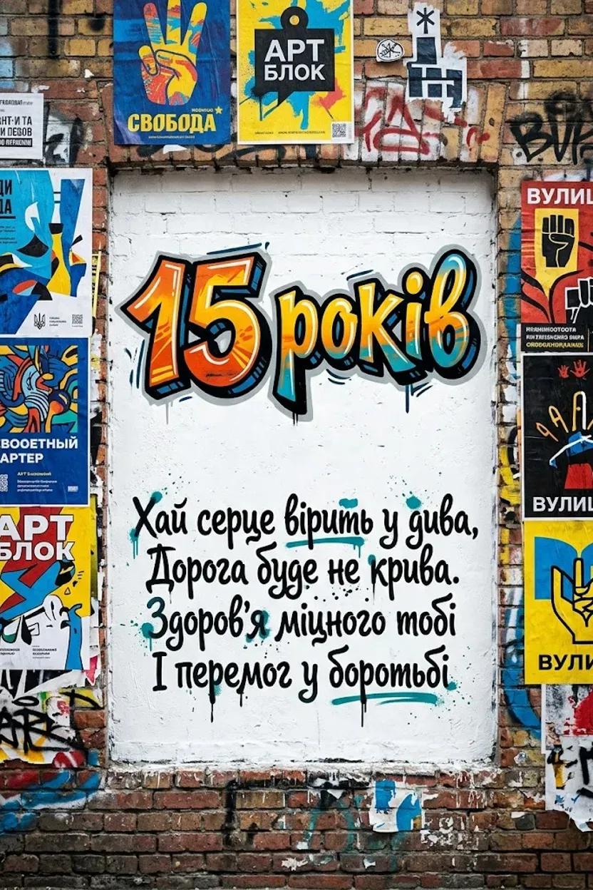 З днем народження, 15 років: щирі побажання для майбутнього чоловіка