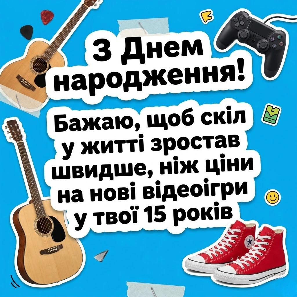 З днем народження, 15 років: щирі побажання для майбутнього чоловіка