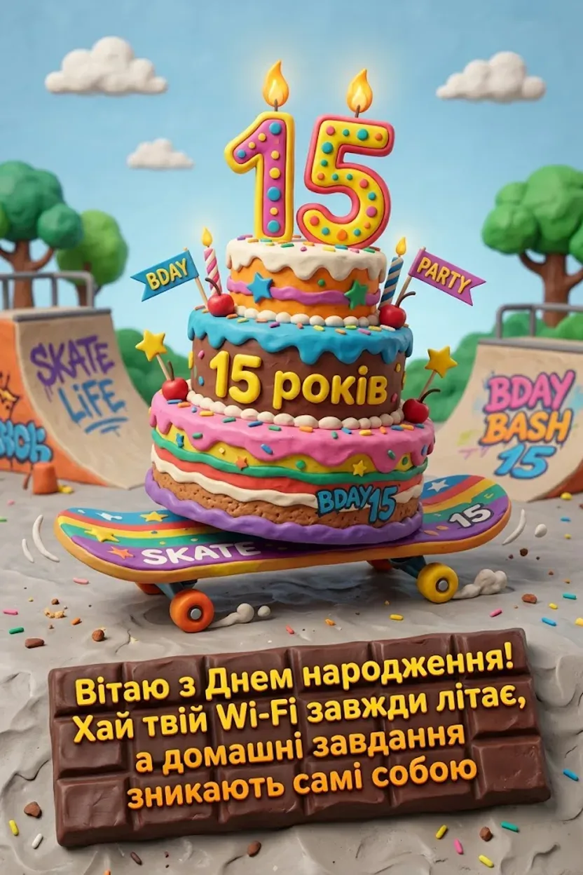 З днем народження, 15 років: щирі побажання для майбутнього чоловіка