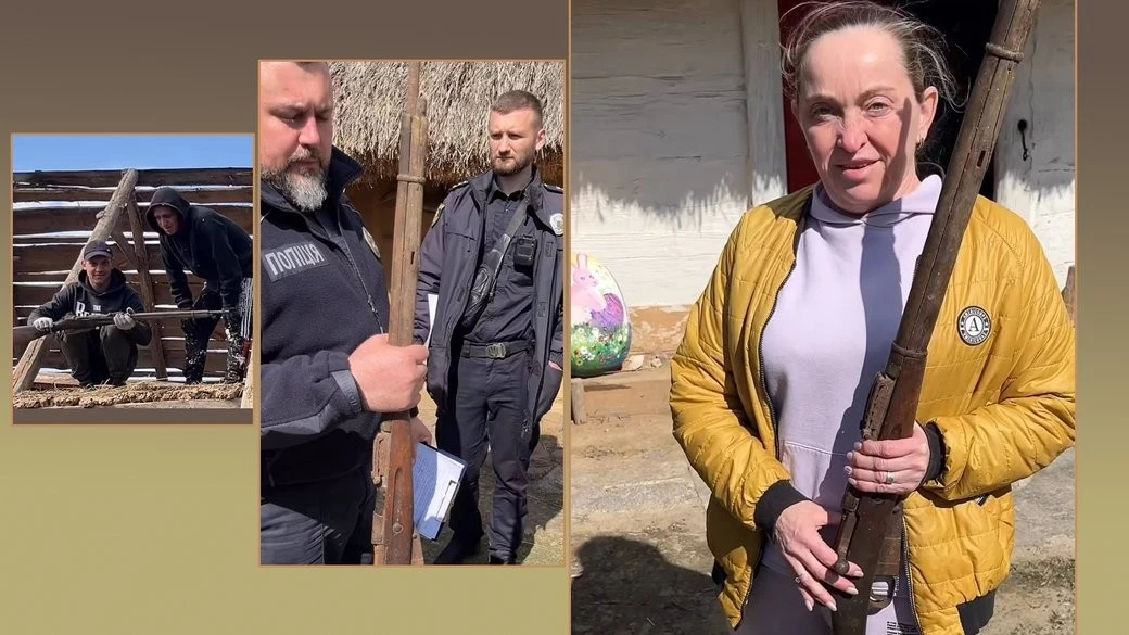 Ехо війни під стріхою: на Житомирщині під час ремонту садиби знайшли раритетну зброю