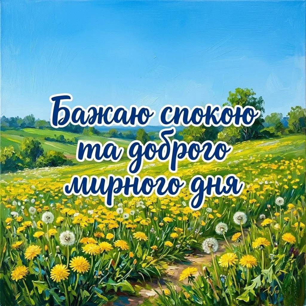 Картинки доброго мирного дня: красиві та душевні листівки для гарного настрою