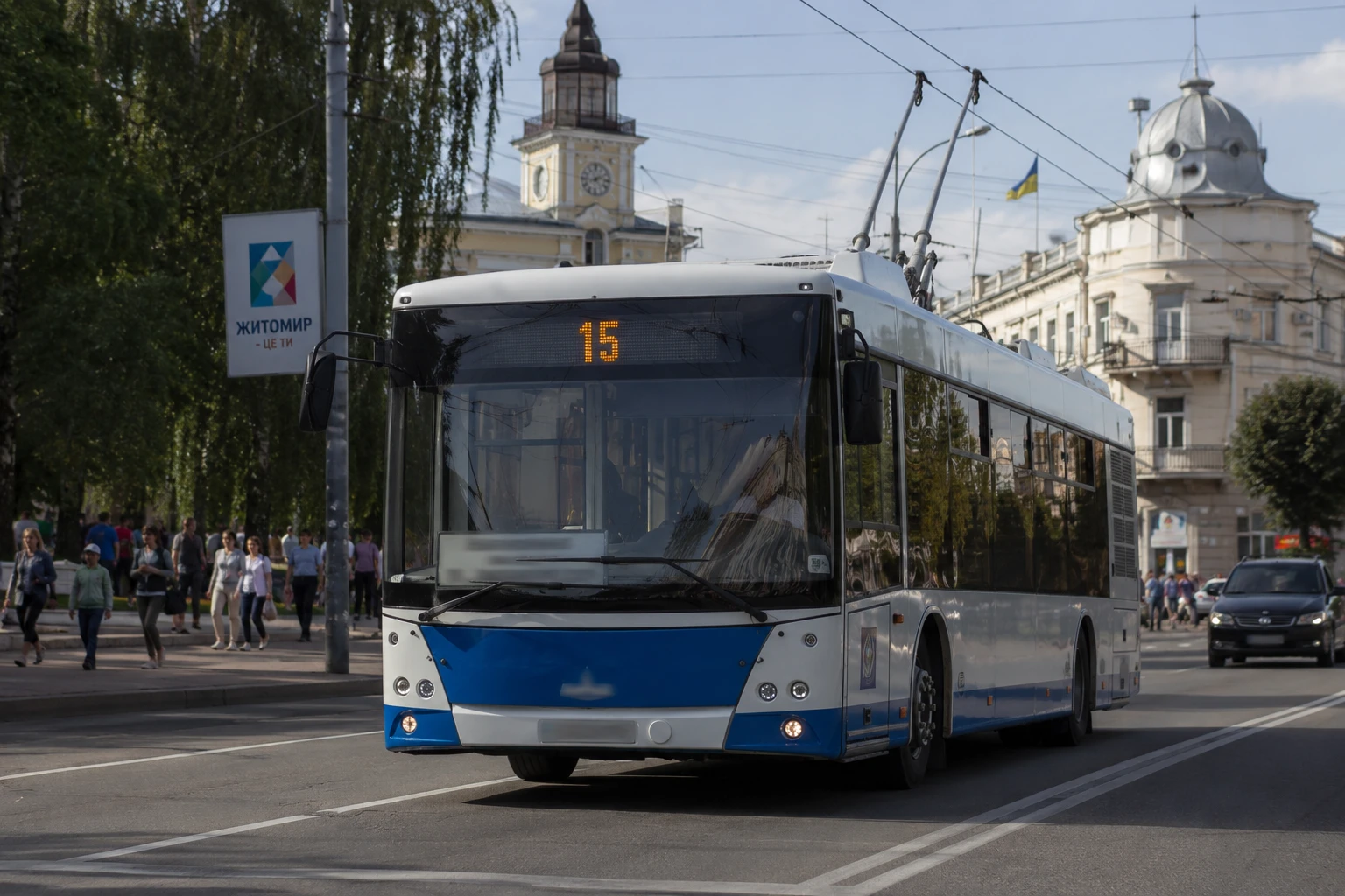 Тролейбус 15 Житомир