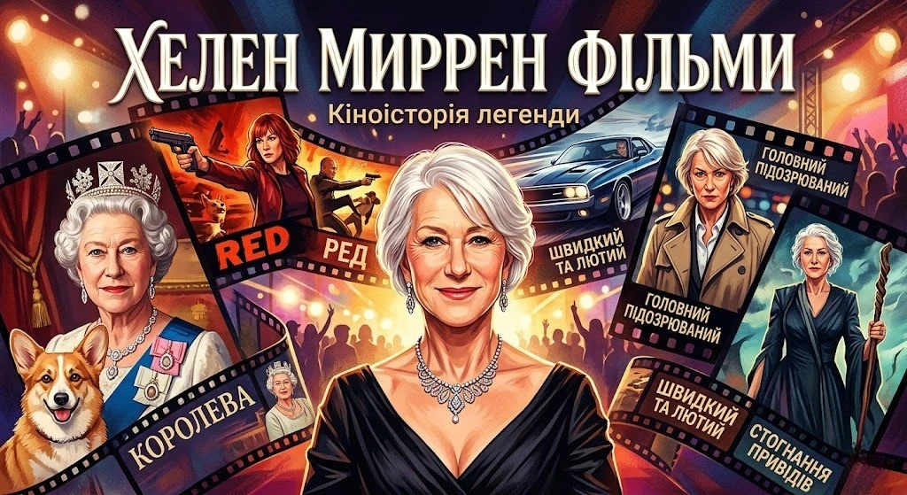Фільми Гелен Міррен: повний огляд найкращих ролей