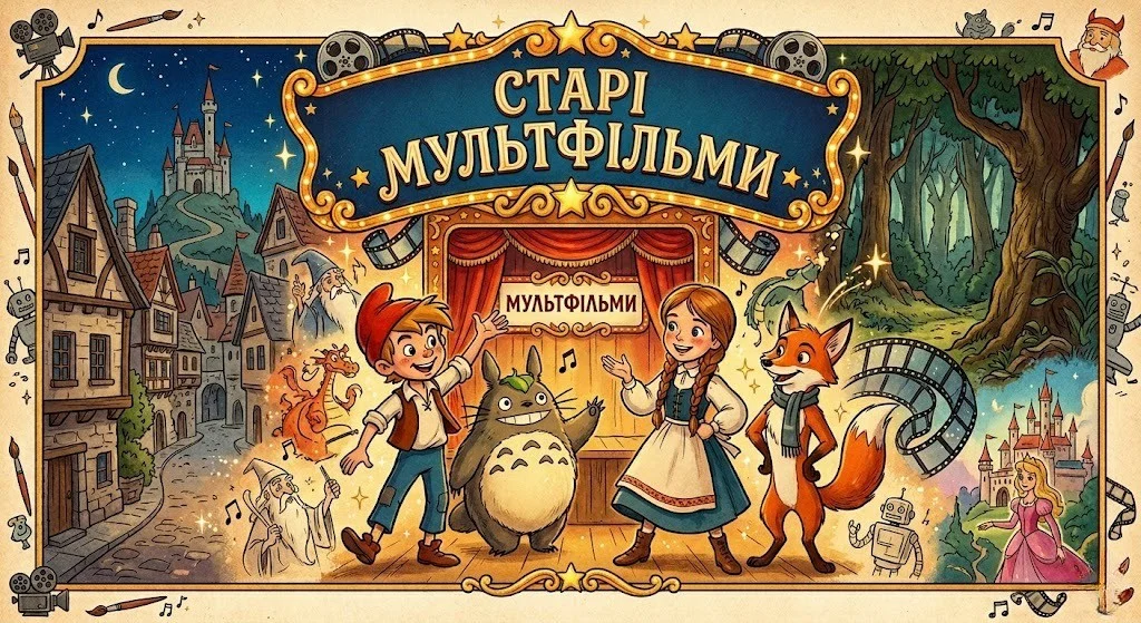 Топ 20 старих зарубіжних мультфільмів для всієї родини