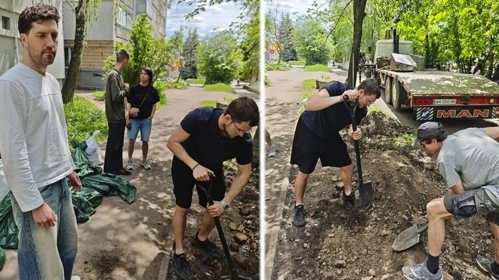 Замість пустиря — граніт і зелень: як грантові кошти та волонтери змінили локацію у середмісті Житомира