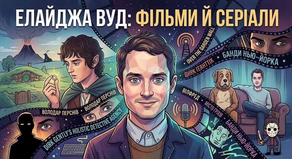 Фільми й серіали з Елайджою Вудом для перегляду