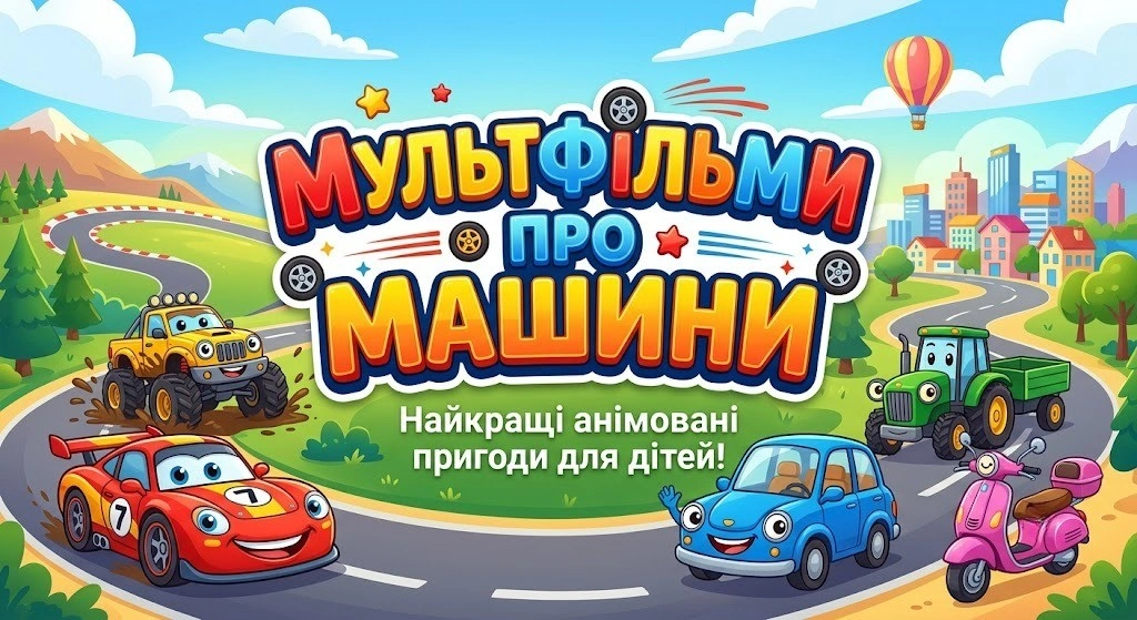 Найкращі мультфільми про машини для всієї родини