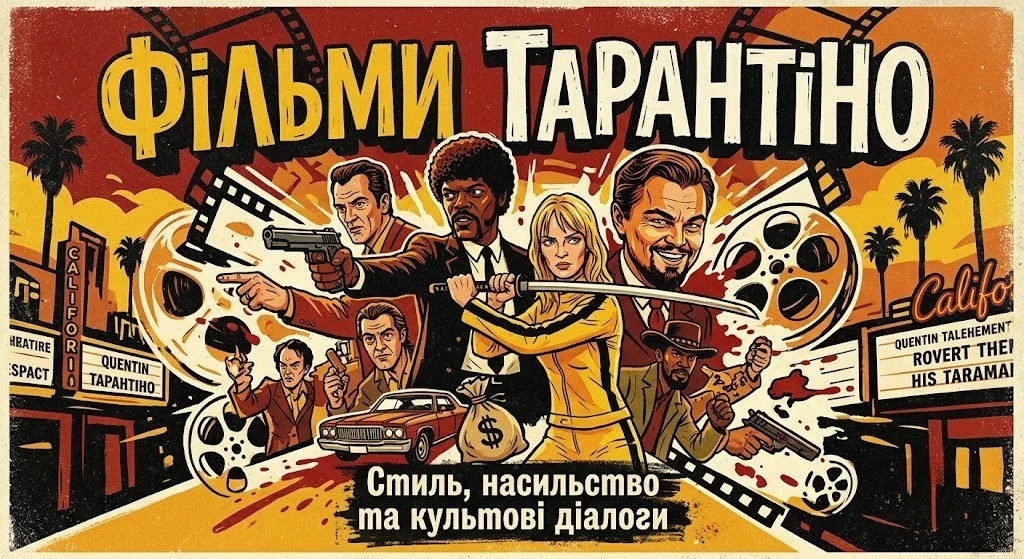Фільми Тарантіно: повна добірка для справжнього фаната