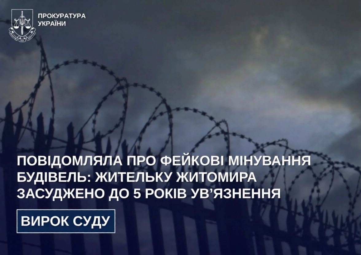 П’ять років за гратами проведе жителька Житомира через серійний псевдомінування