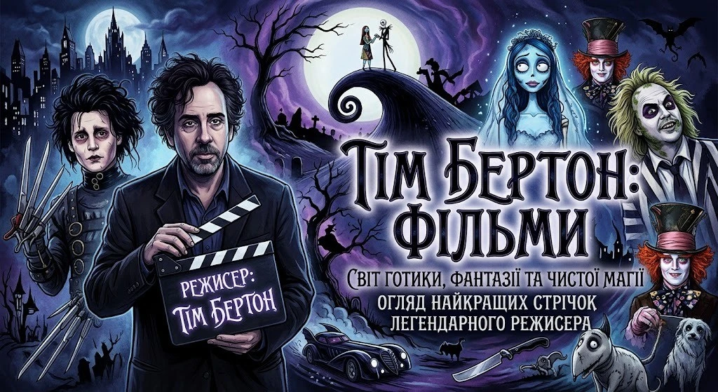 Фільми Тіма Бертона: що дивитись і в якому порядку