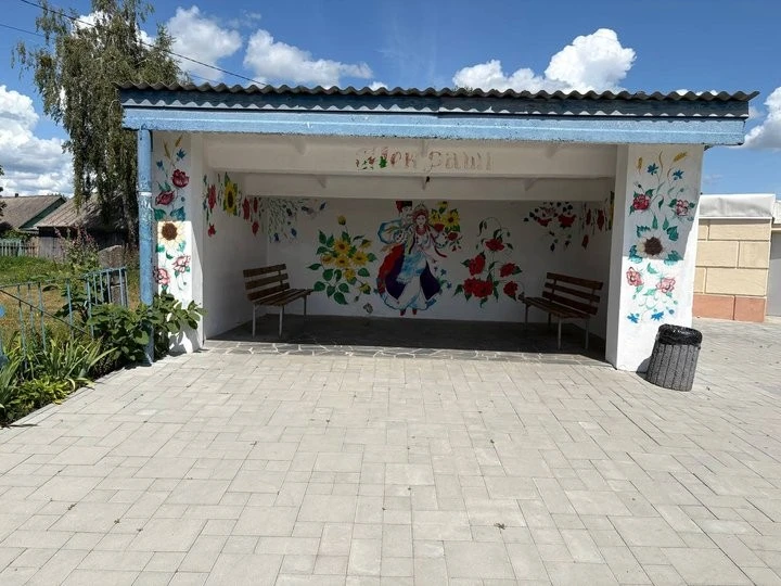 Нове життя зупинки та власного подвір’я: як медична сестра з Житомирщини прикрашає село Некраші